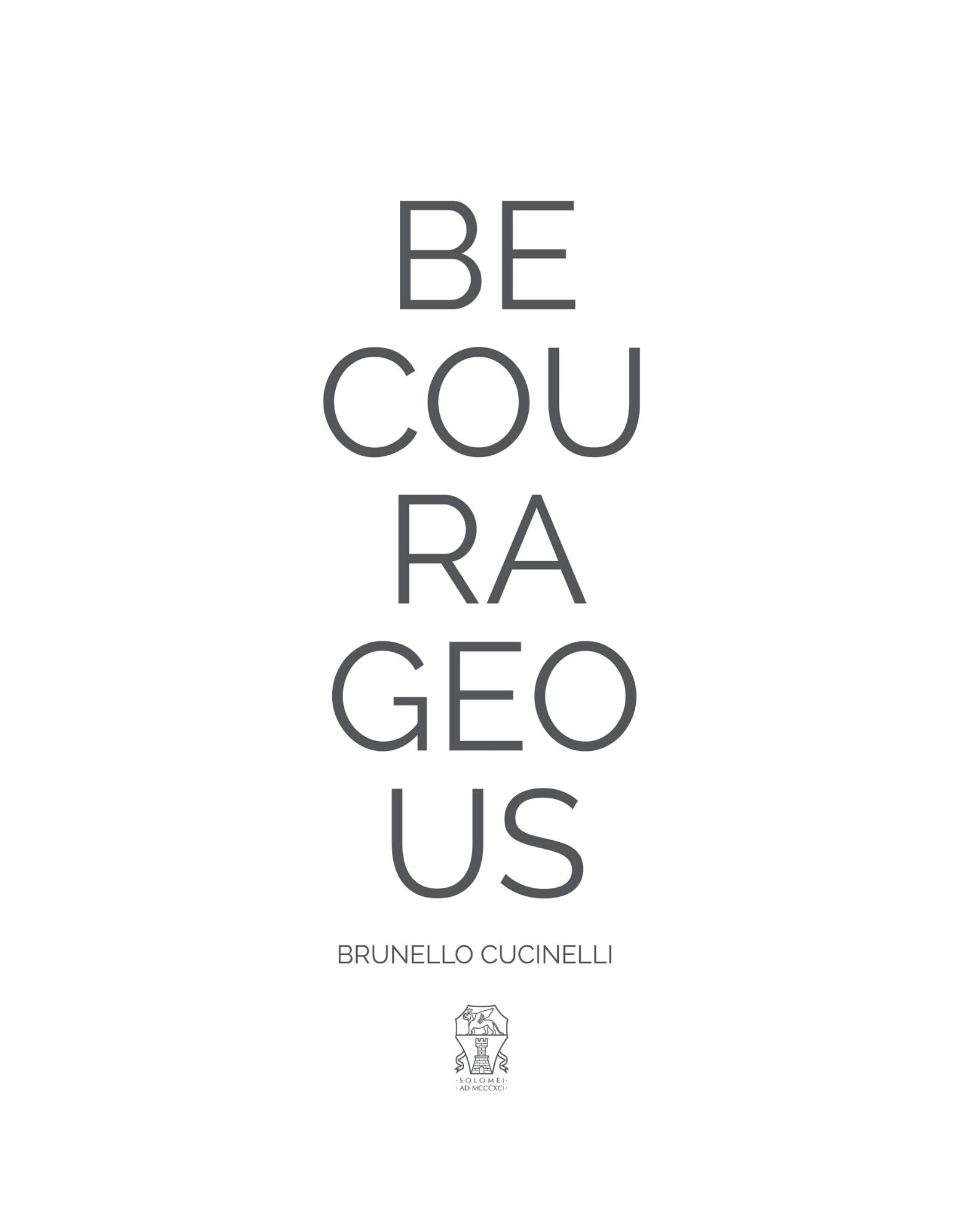 Be Courageous - Kids SS20 Be Courageous - Kids SS20