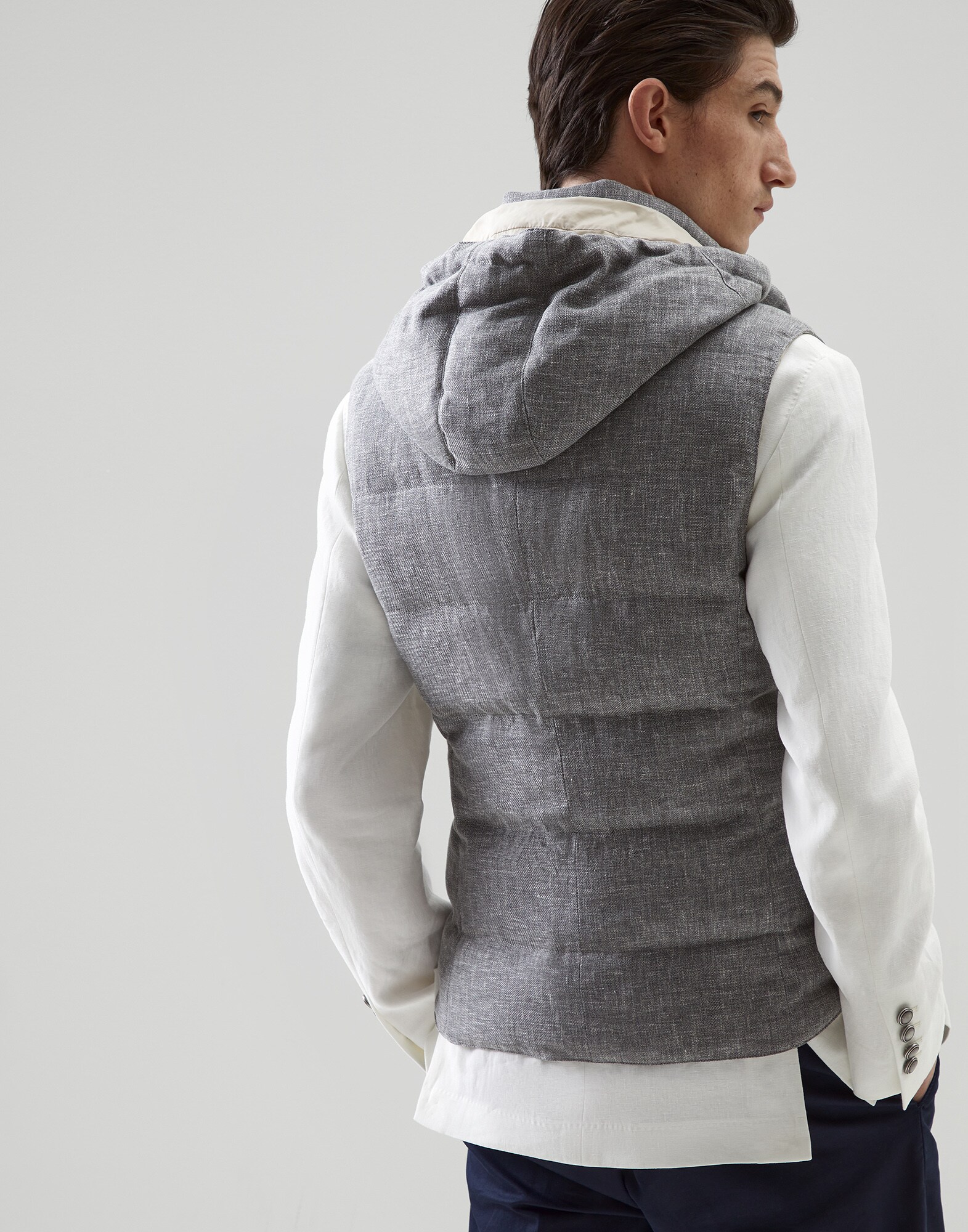 Down Vest - Back view