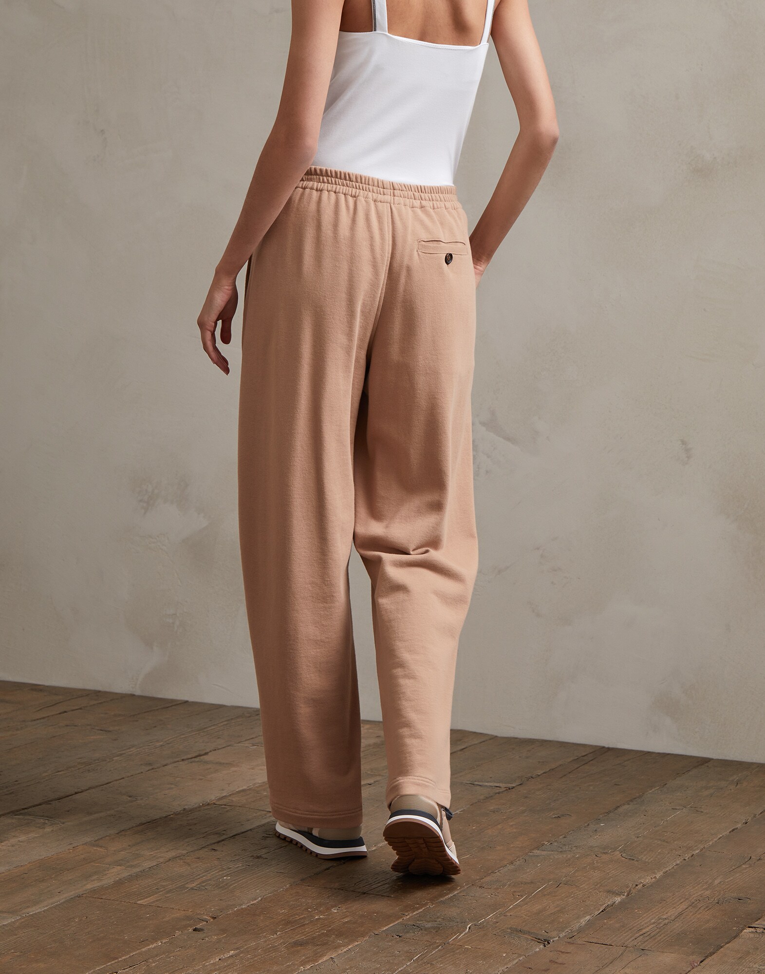 Sweatpants Camel Woman 1 - Brunello Cucinelli