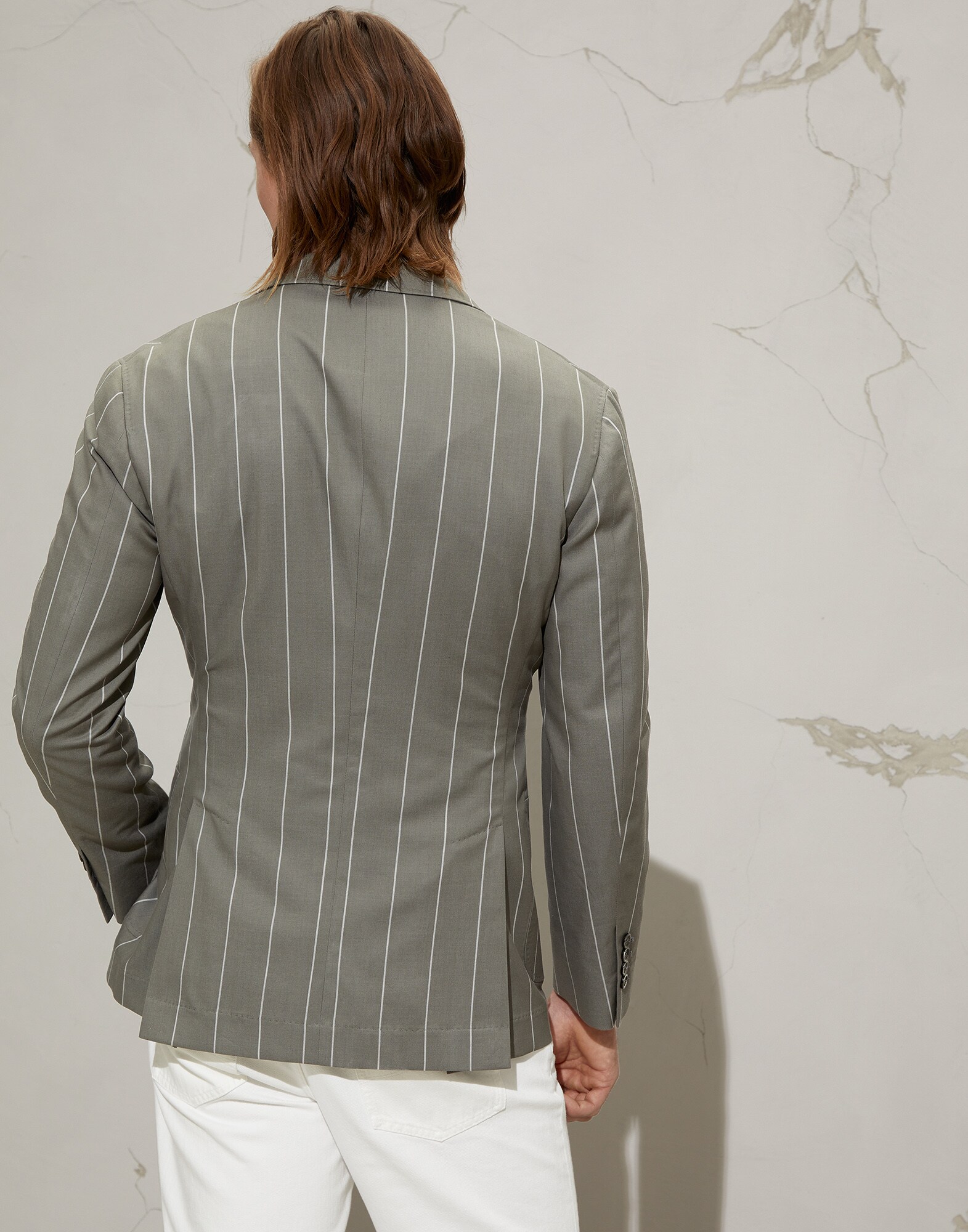 Single Breasted Blazer - Back view