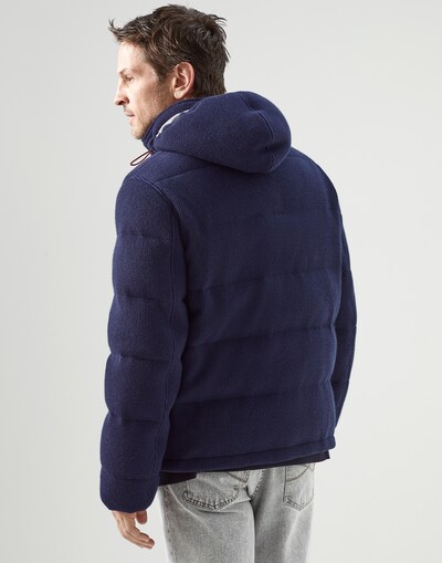 Knit Down Jacket - Back view