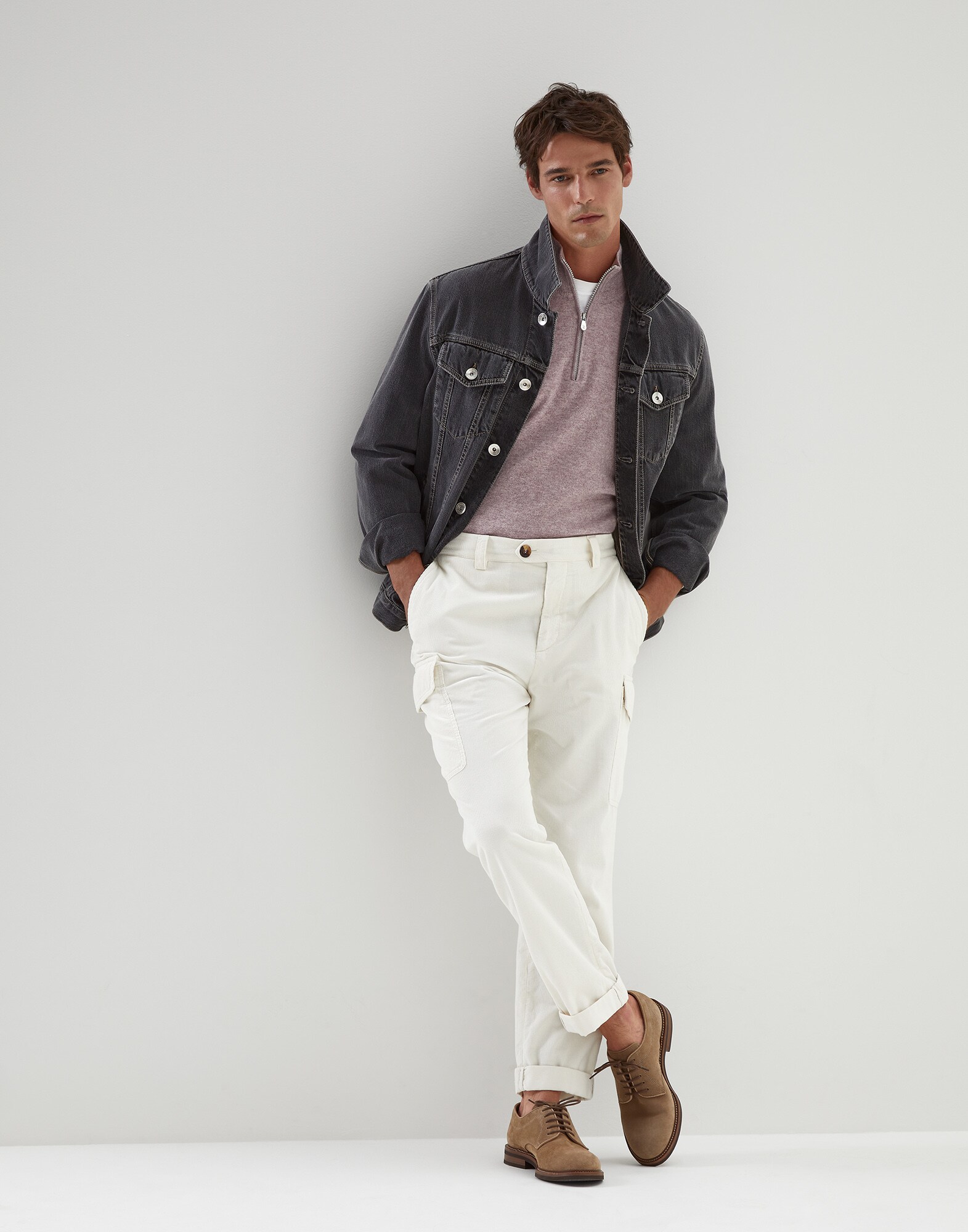 Zip Neck Sweater - Full look