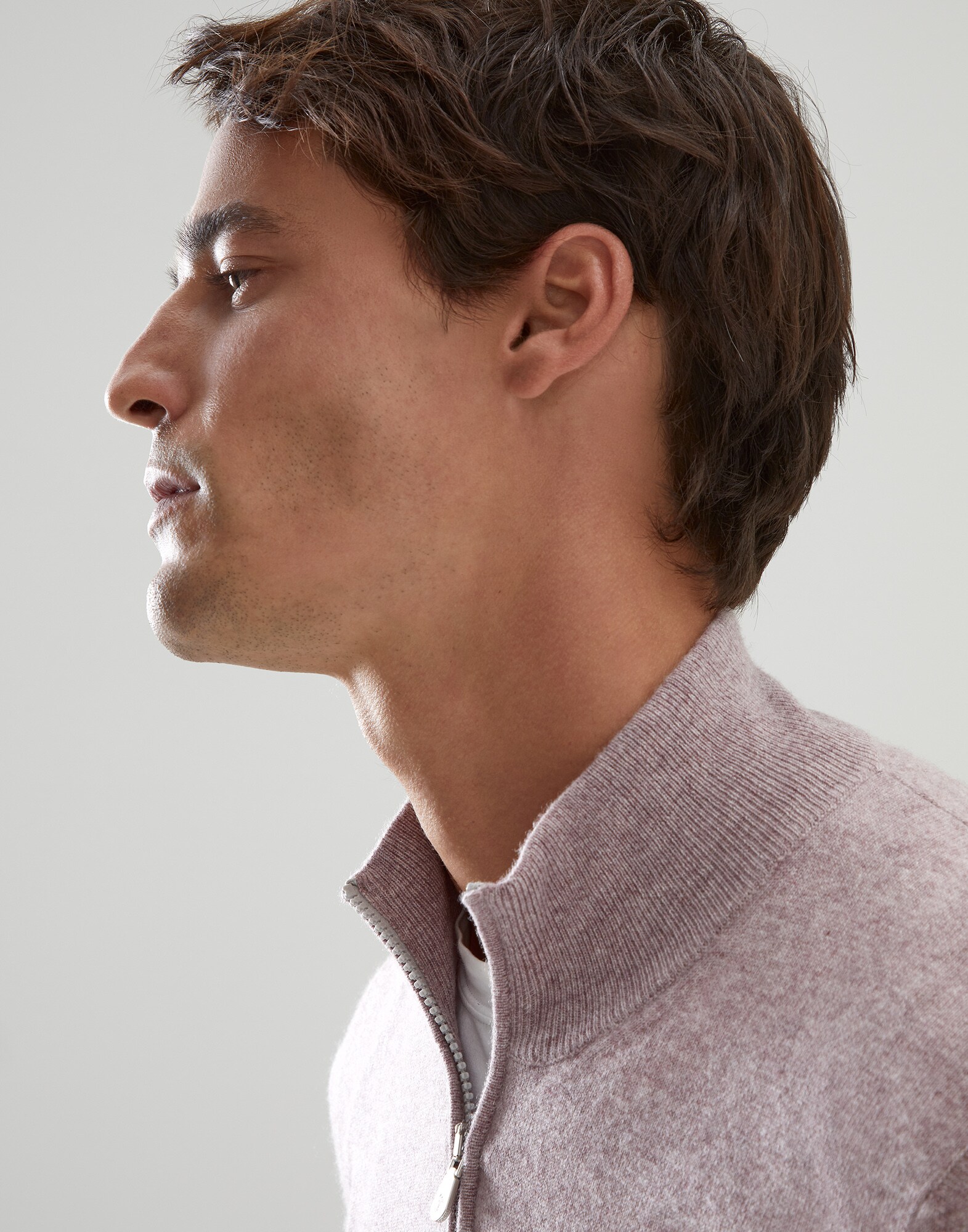 Zip Neck Sweater - Detail view