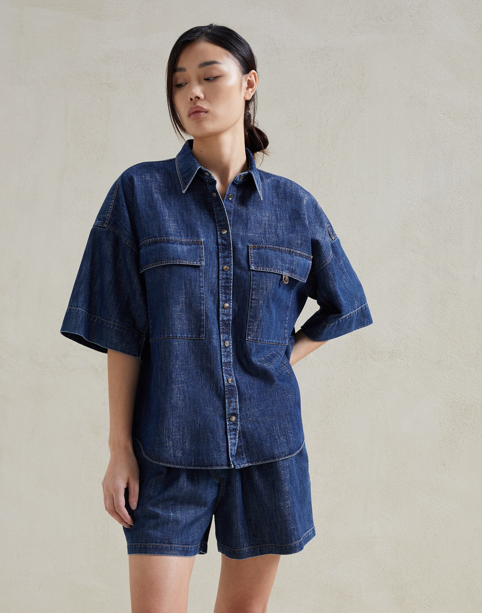 Denim Shirt - Front view