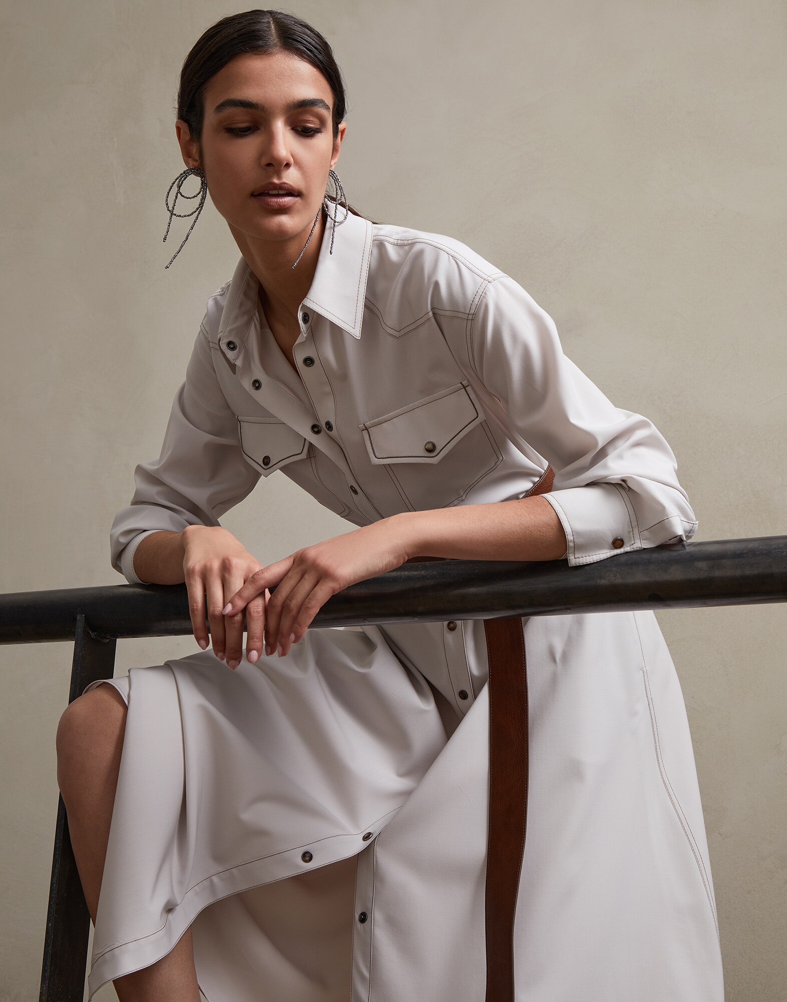 Gown Milk Woman 4 - Brunello Cucinelli