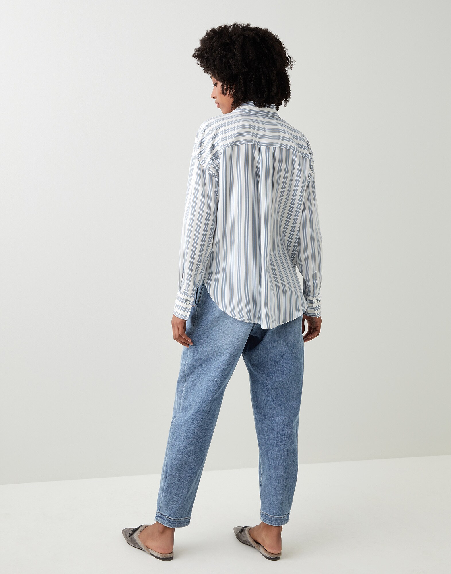 Silk Shirt - Back view