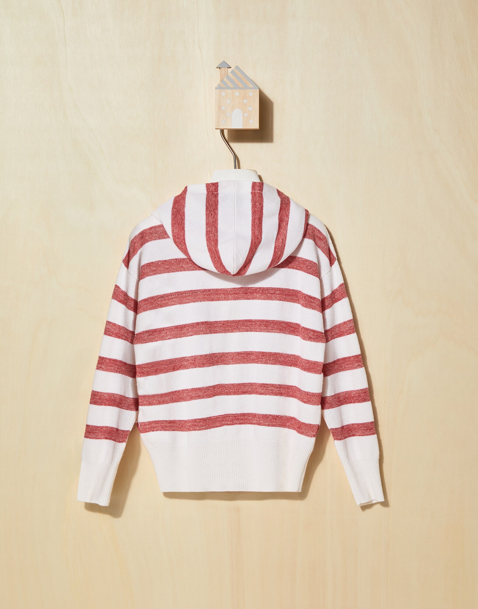 Hooded Cardigan - Back view