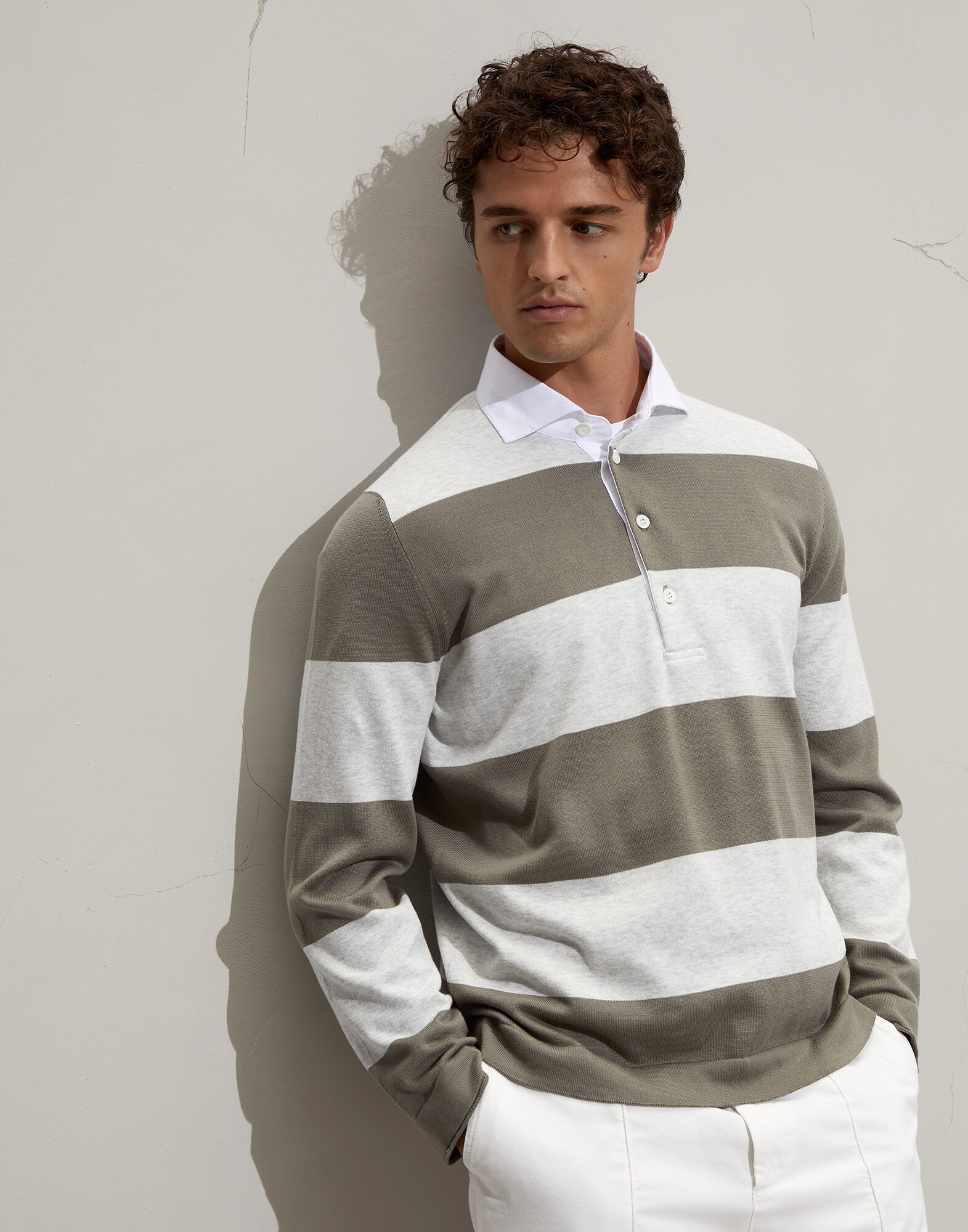 Polo-Style Sweater - Front view