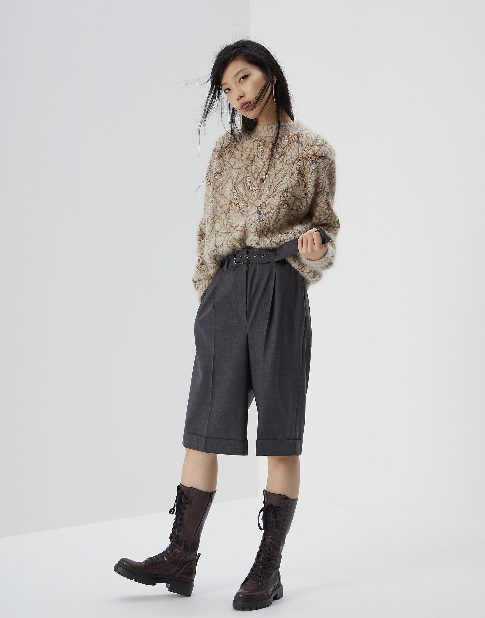 Top Light Grey Woman 4 - Brunello Cucinelli
