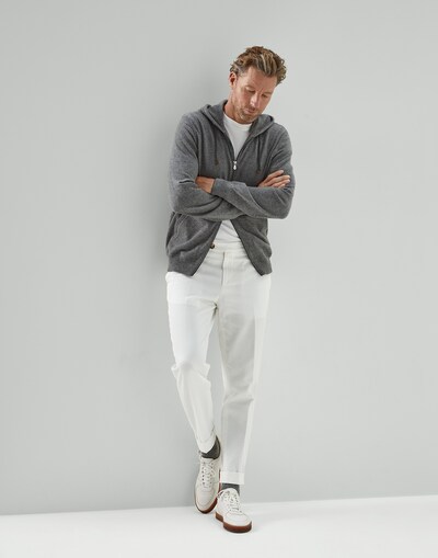 Zip-front Cardigan - Full look