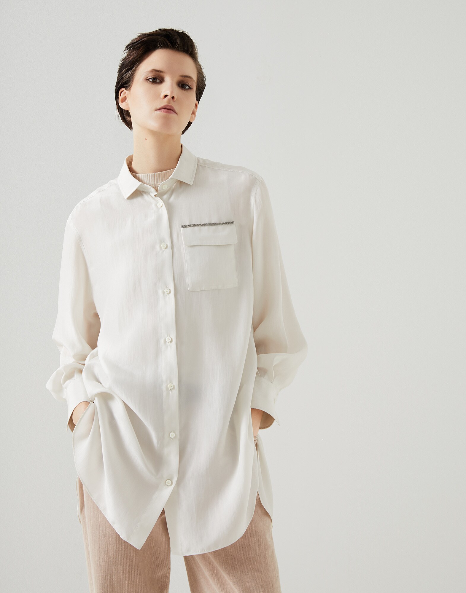 Silk Shirt - Front view