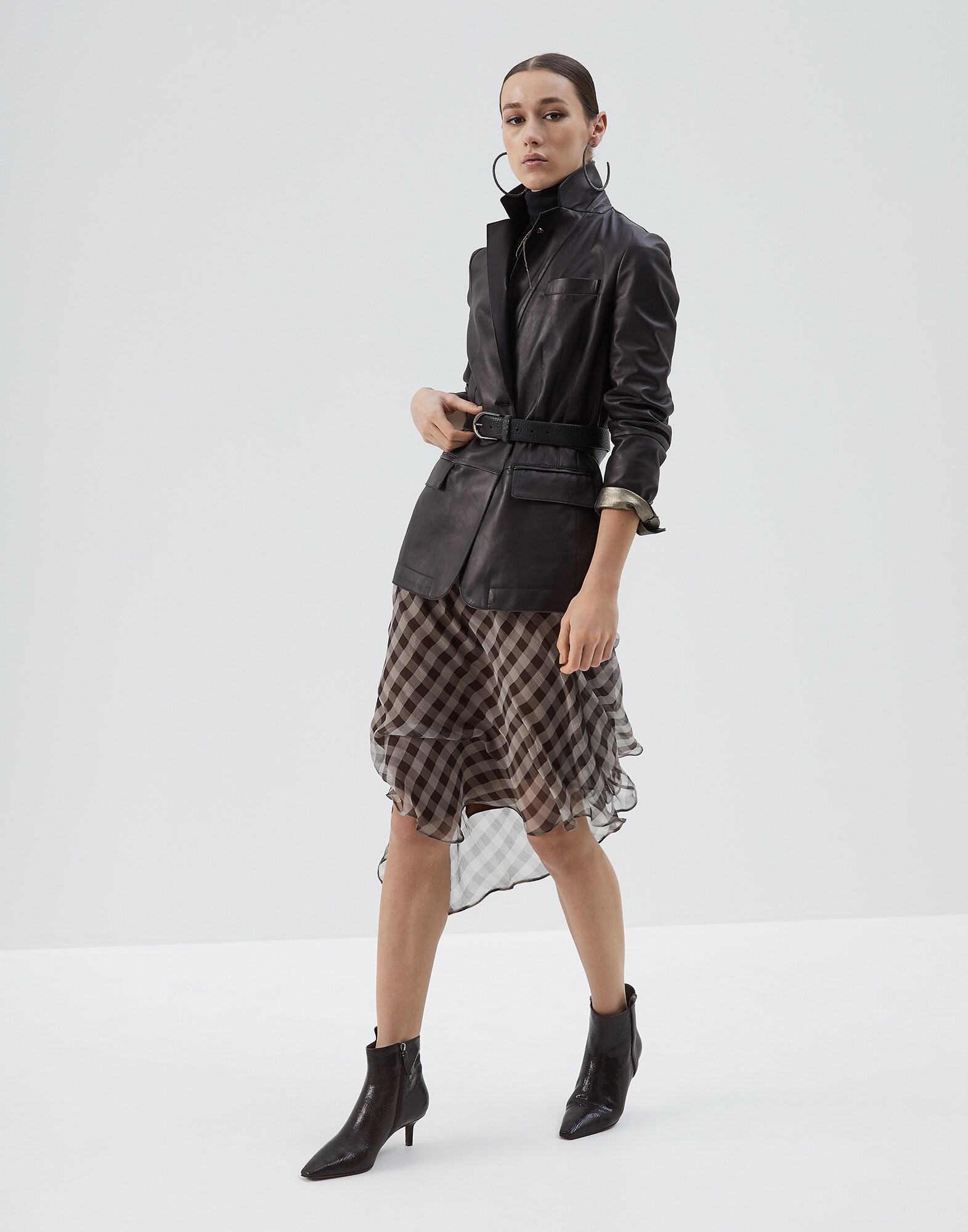 长袖T裇 钢灰色 女款 4 - Brunello Cucinelli