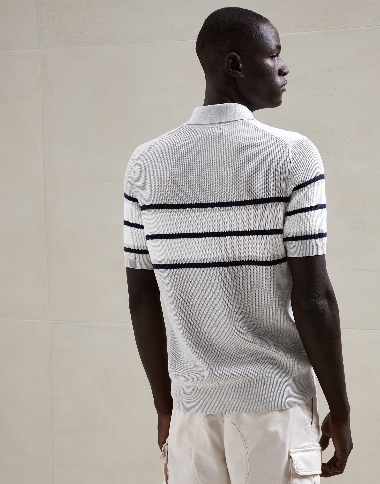 Polo-Style Sweater - Back view