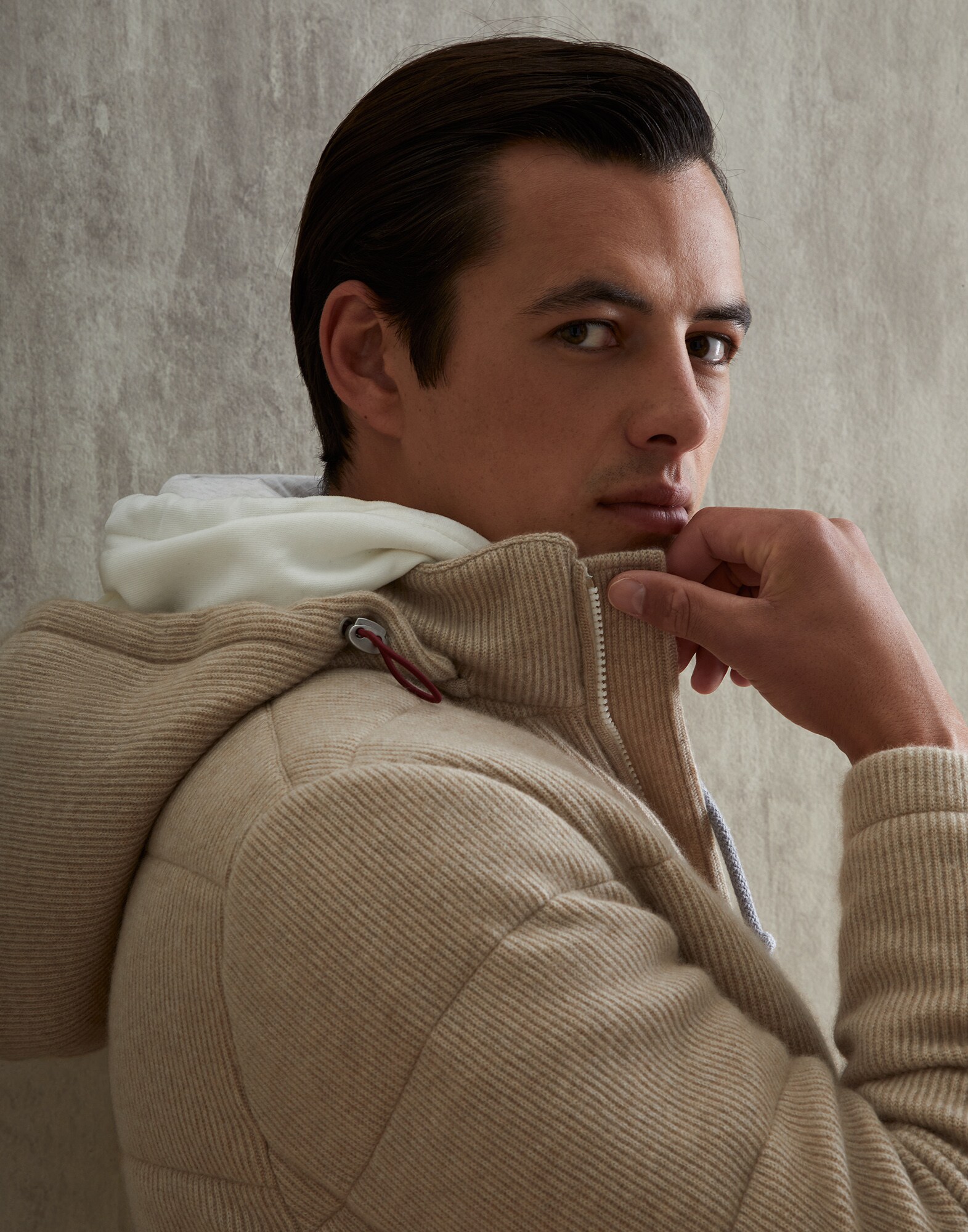 Knit Down Jacket - Detail view