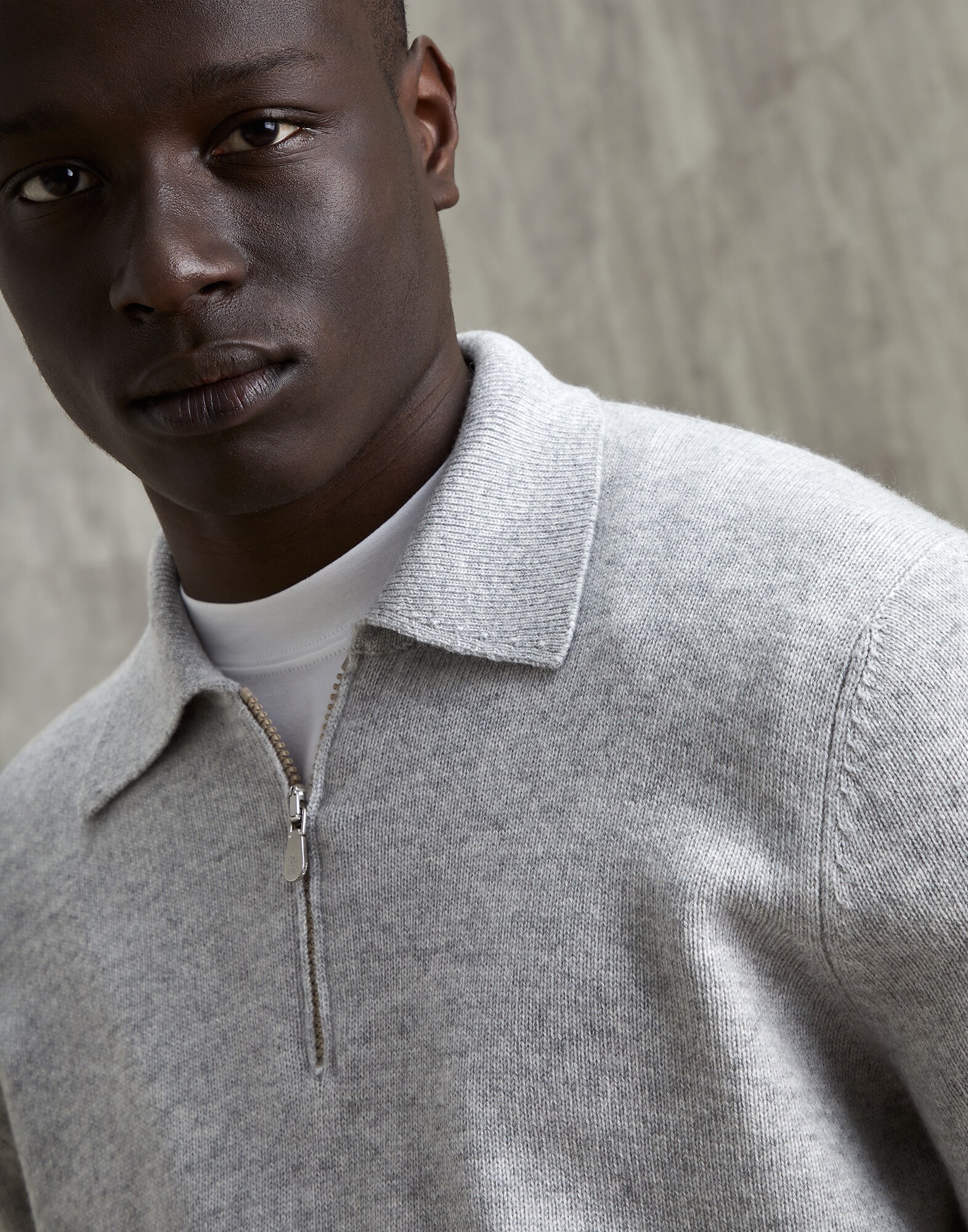 Polo-Style Sweater - Detail view