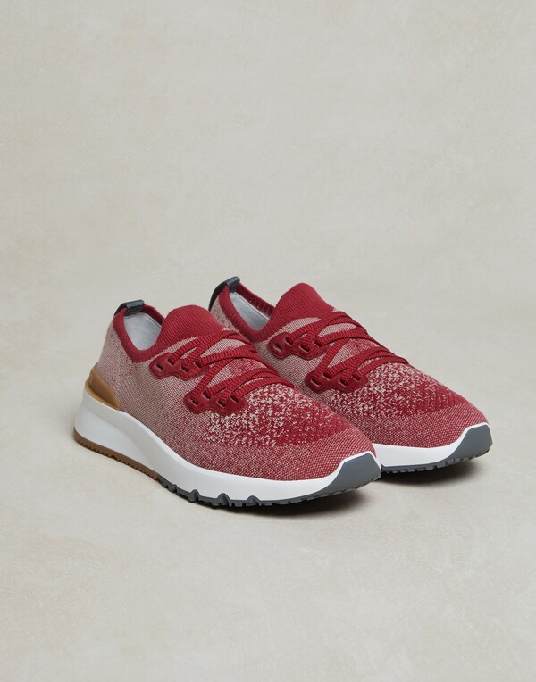 Knit runners Bordeaux Man - Brunello Cucinelli