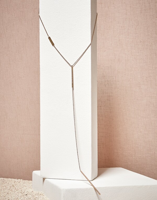 Gold with Diamond necklace Gold Woman - Brunello Cucinelli 