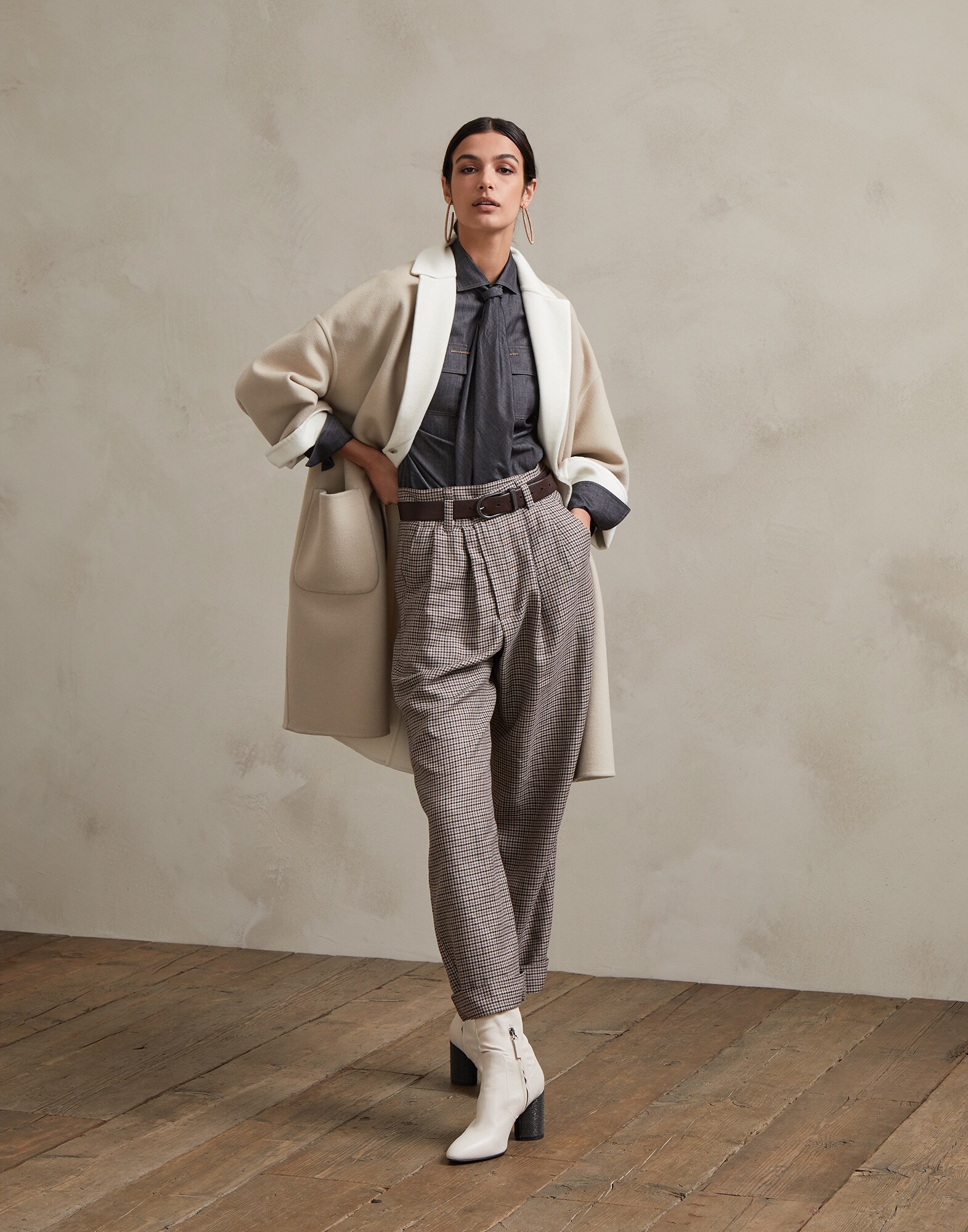 Coat Natural Woman 4 - Brunello Cucinelli