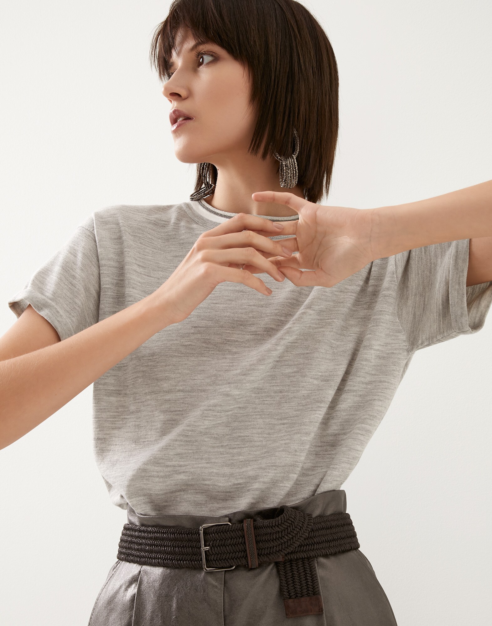 圆领针织衫 - Editorial