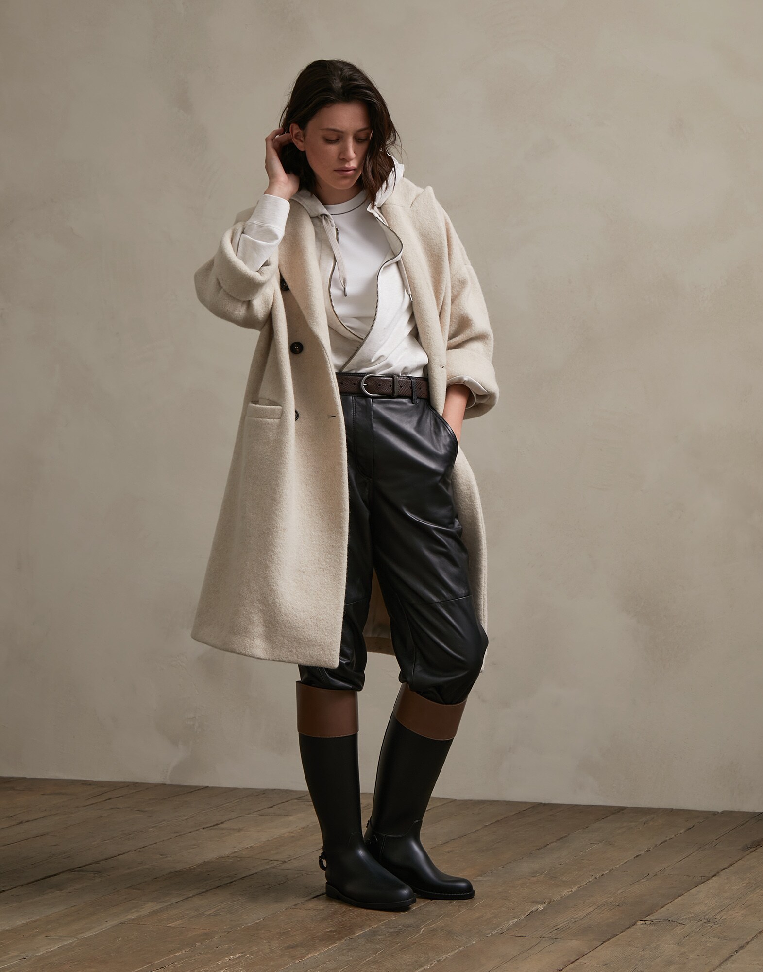 Sweatshirt Oat Woman 4 - Brunello Cucinelli