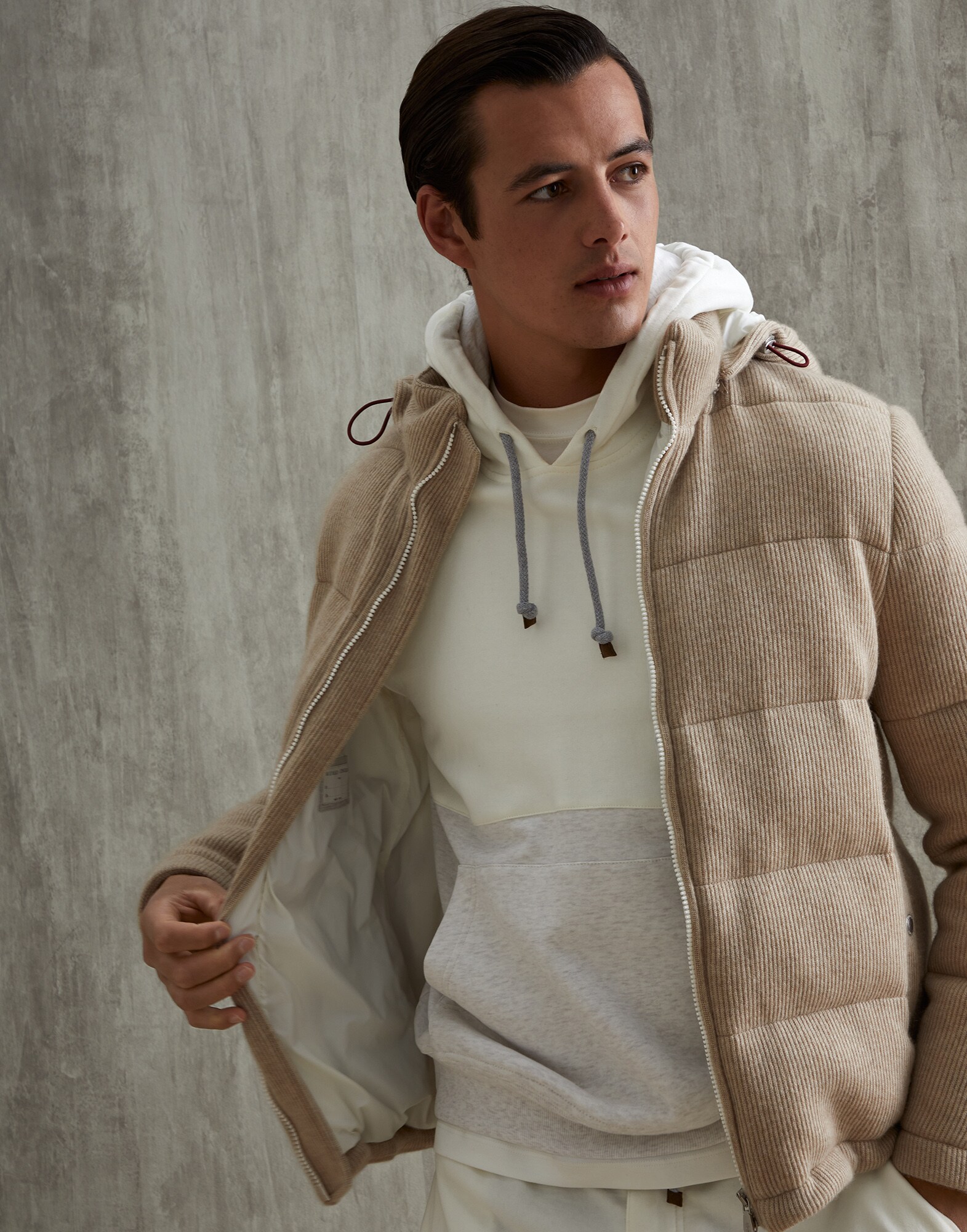 Knit Down Jacket - Editorial view