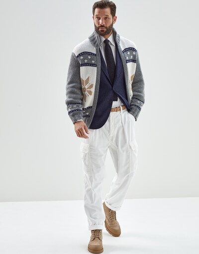 Zip-front Cardigan - Full look