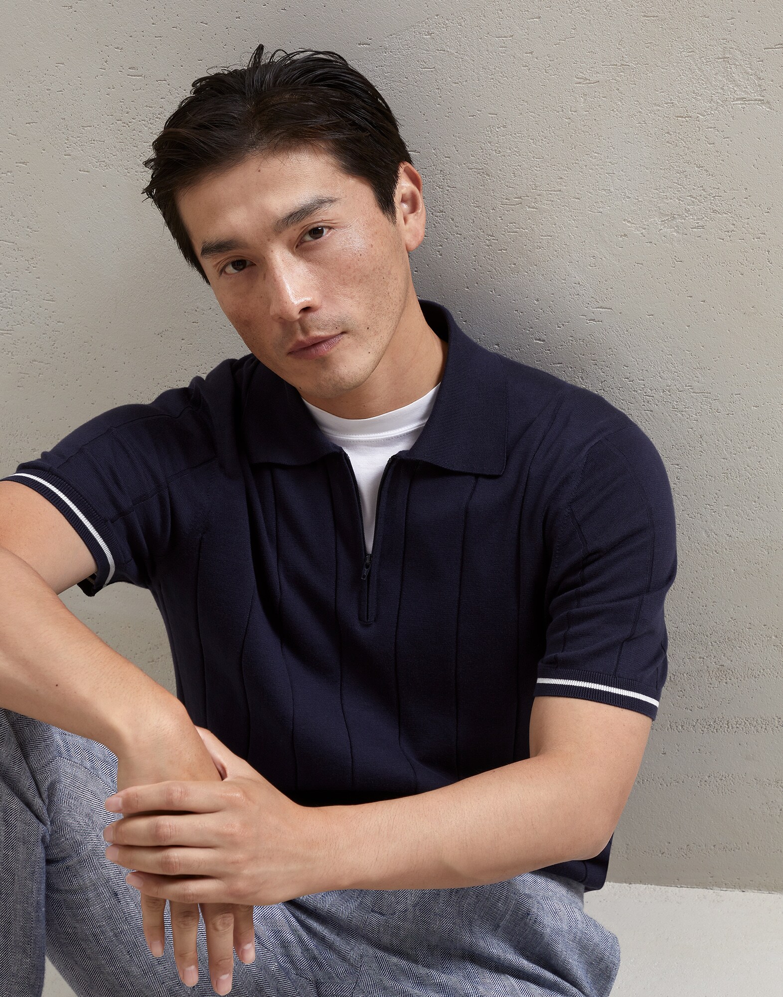 Polo-Style Sweater - Editorial view