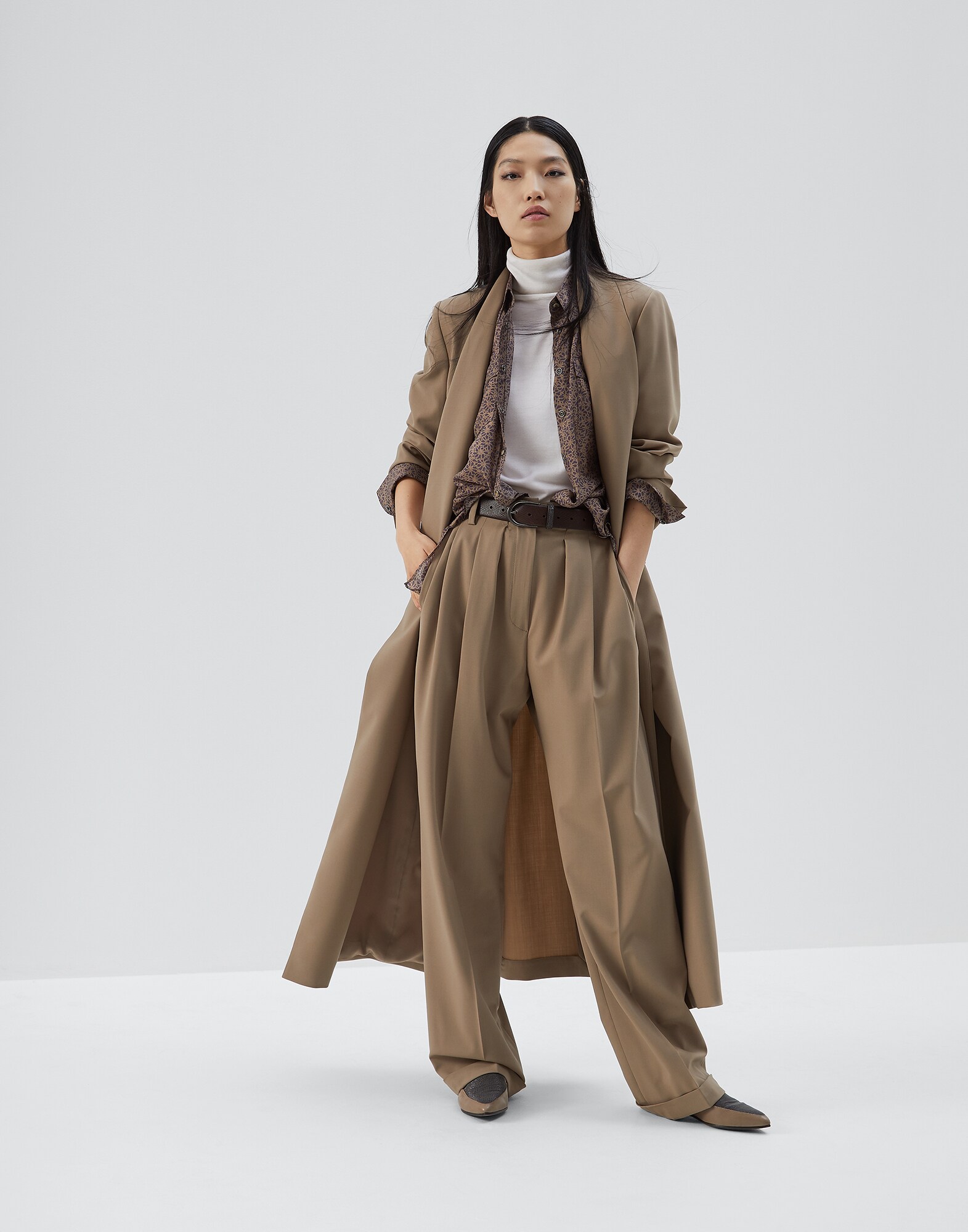 高领针织衫 - Look