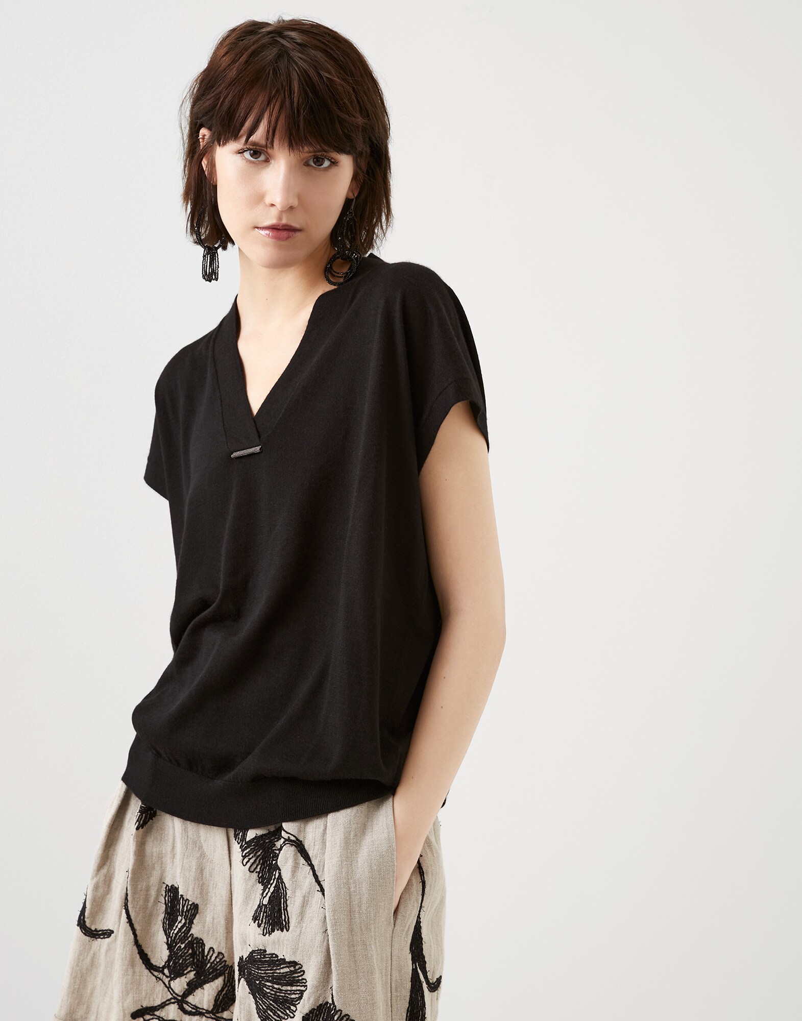 V-neck Sweater - Front view