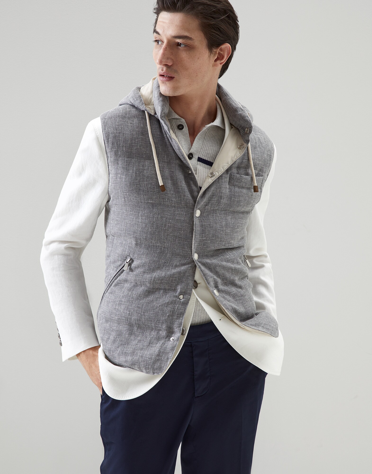 Down Vest - Front view