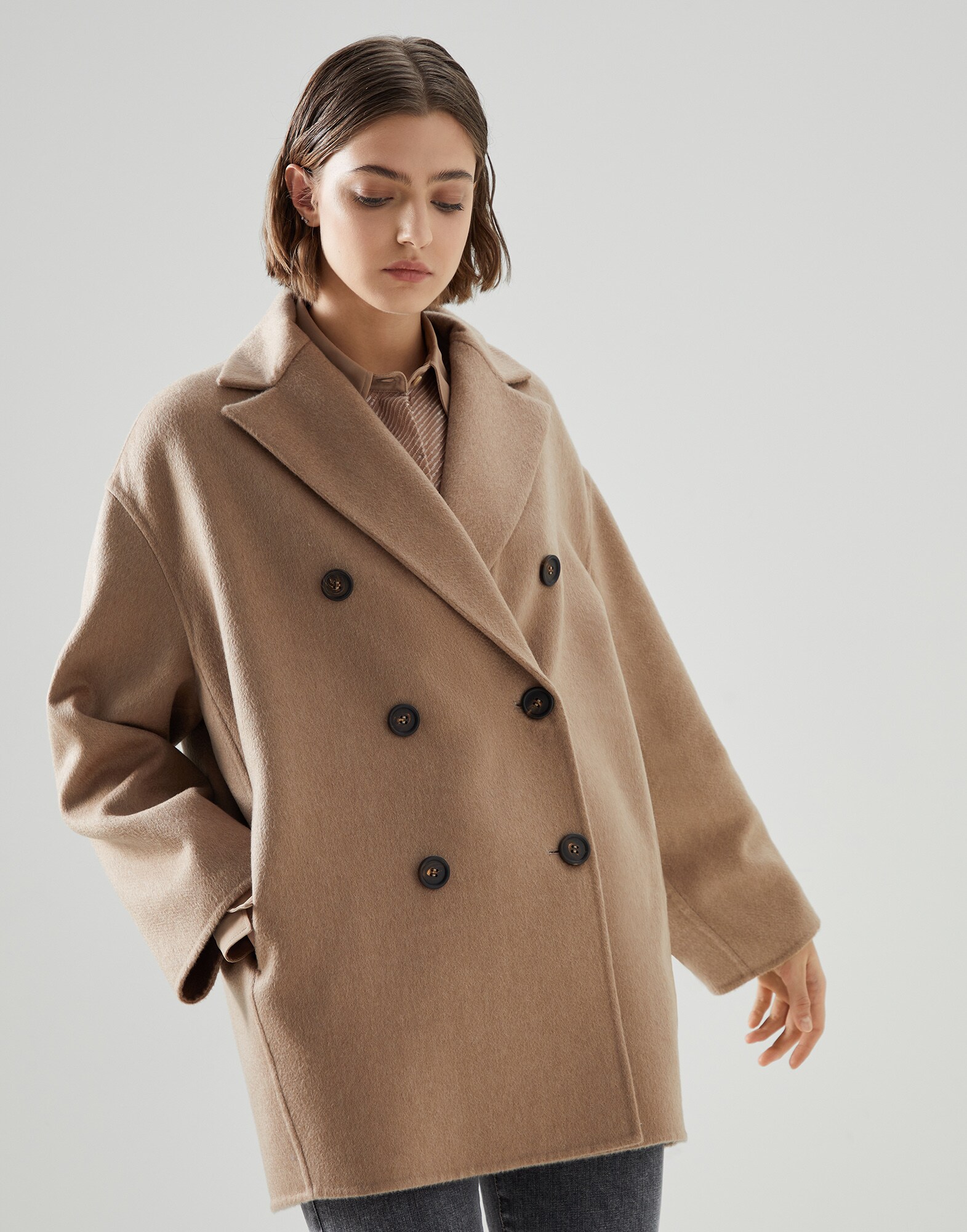 Cashmere pea coat