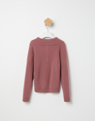 High Neck Sweater - Back view