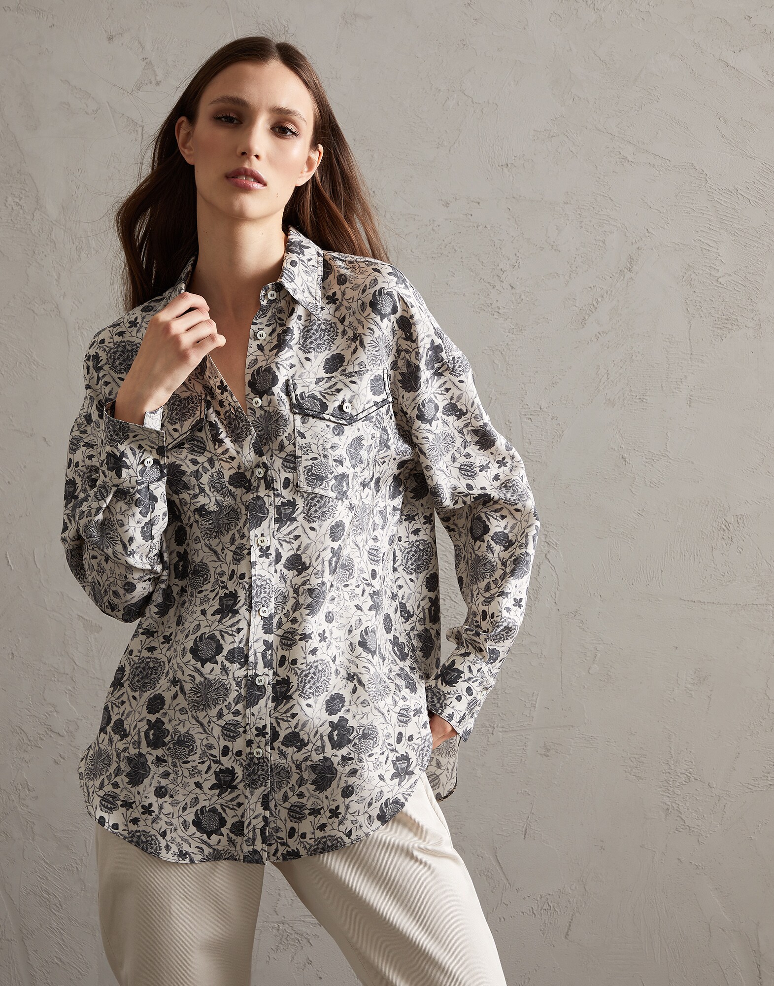 Silk Shirt - Front view