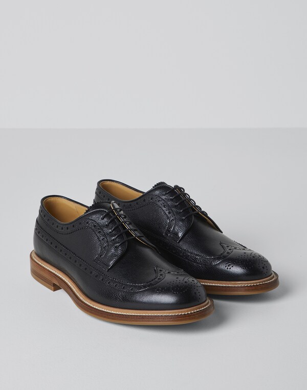 Brogue Longwing derby Charcoal Man - Brunello Cucinelli 