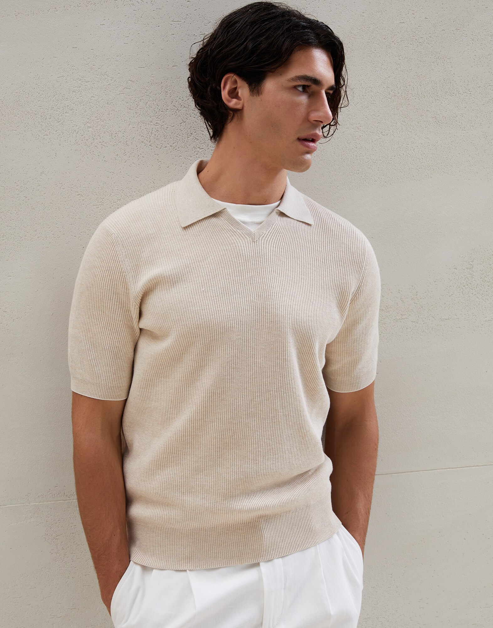 Polo-Style Sweater - Front view