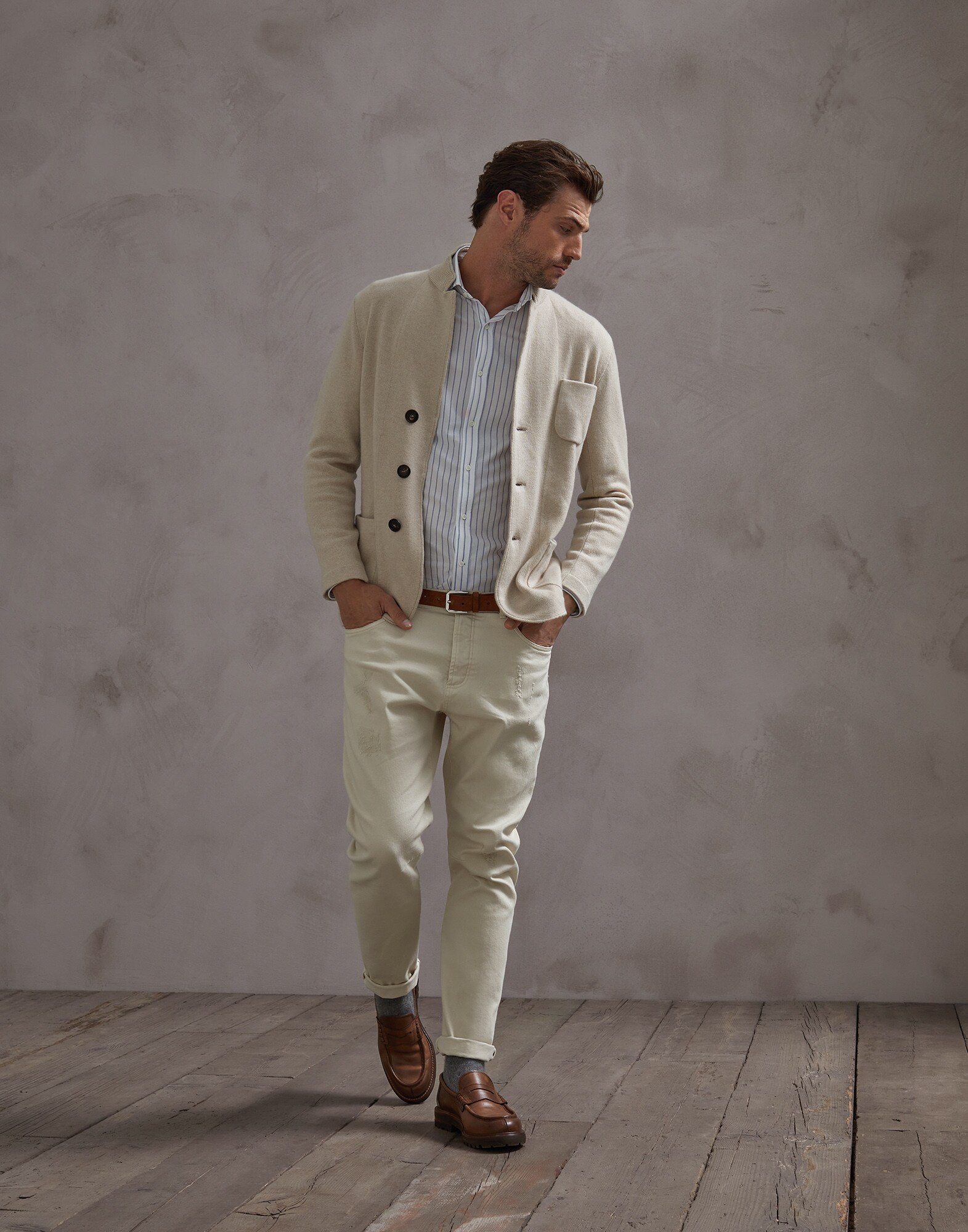 French Collar Shirt - Look