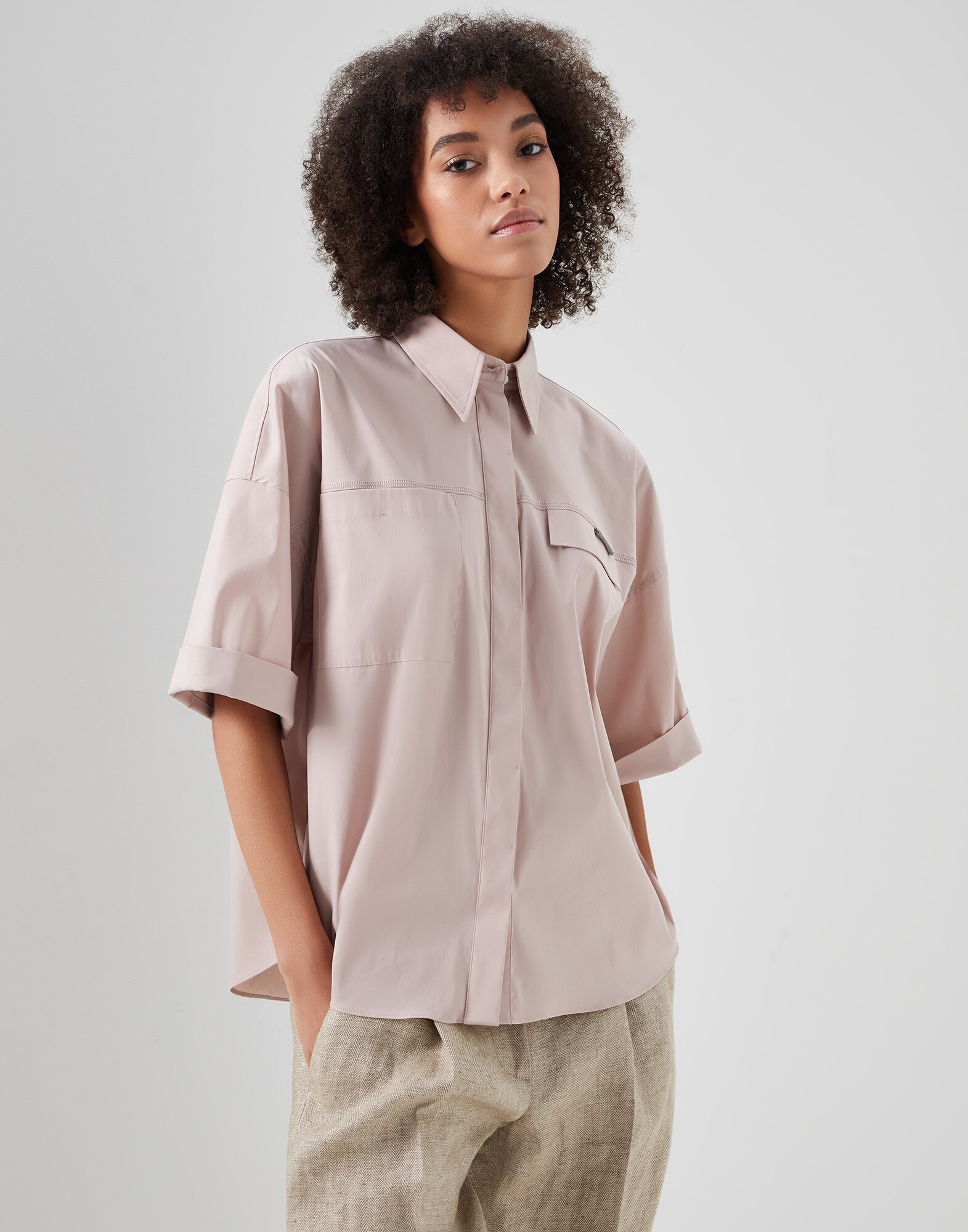 Cotton Shirt - Front view