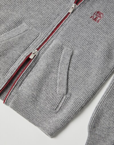 Hooded Cardigan - Detail view