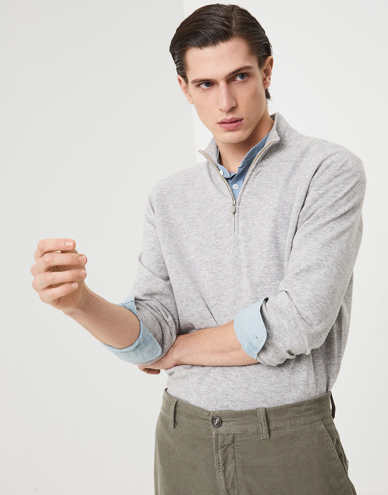 Cashmere sweater Pebble Man - Brunello Cucinelli