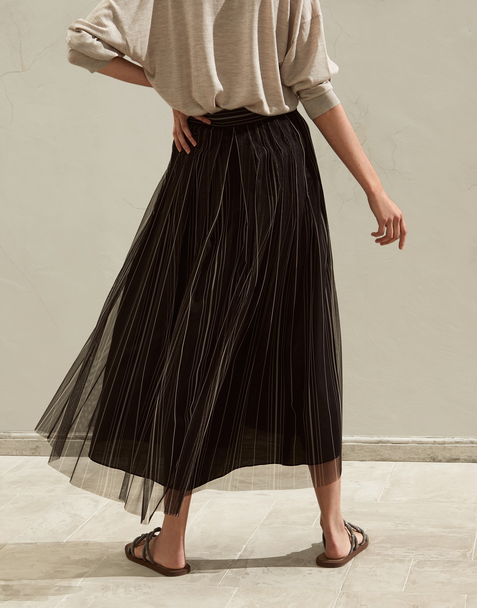 Midi Skirt - Back view