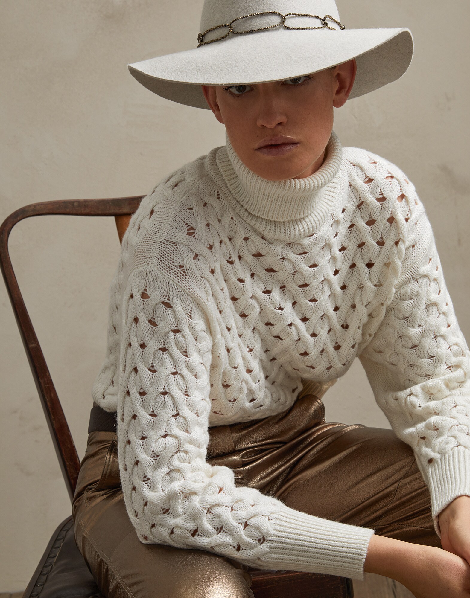 High Neck Sweater - Editorial