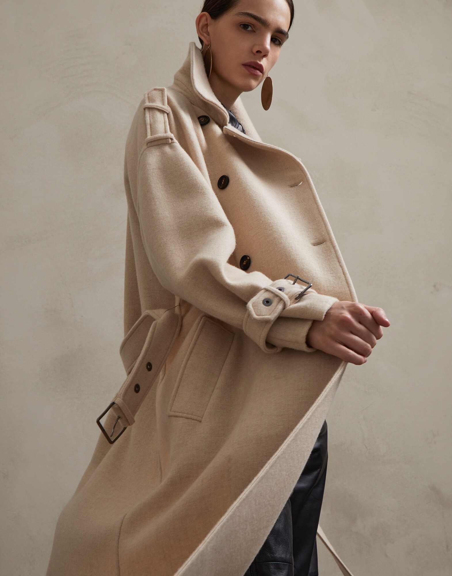 Coat Beige Woman 4 - Brunello Cucinelli