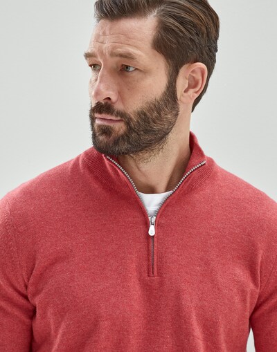 Zip Neck Sweater - Detail view