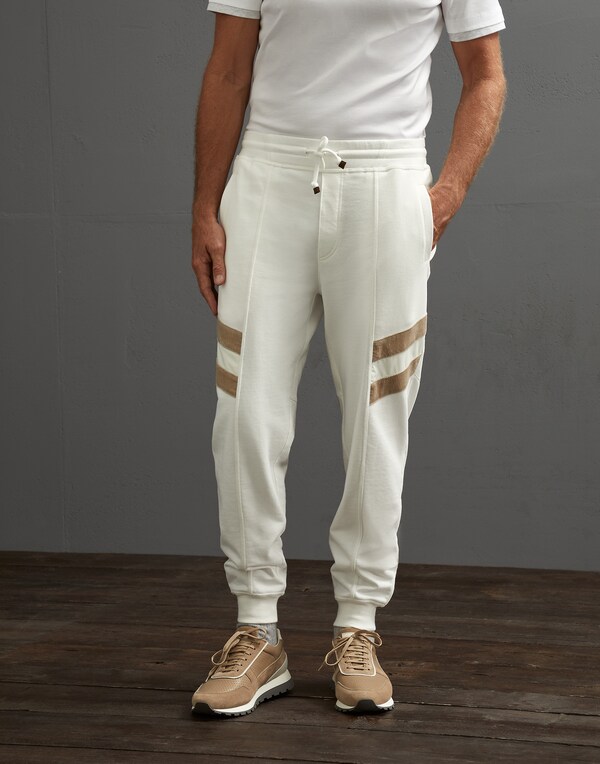 French terry trousers Off-White Man - Brunello Cucinelli 