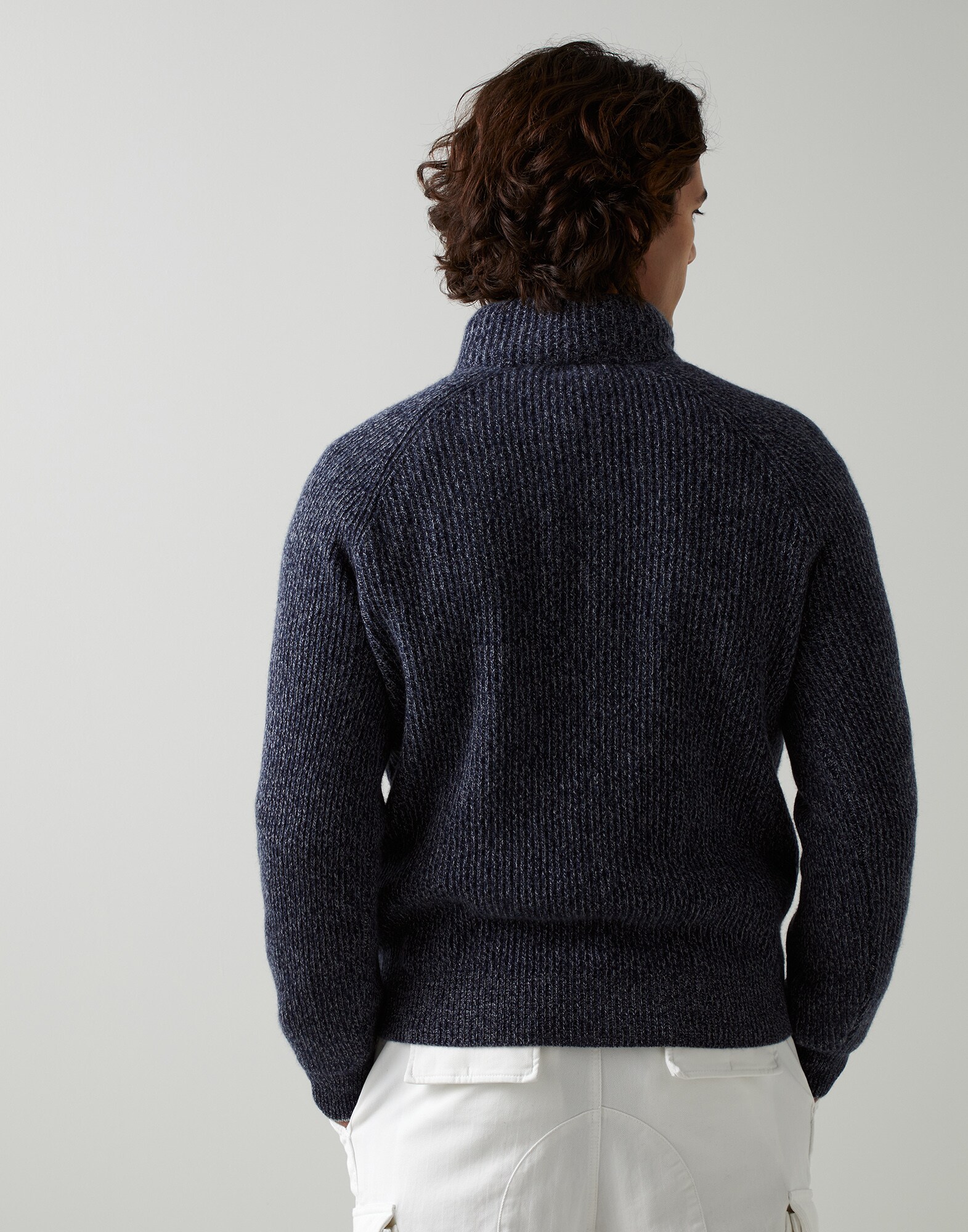 Zip Neck Sweater - Back view