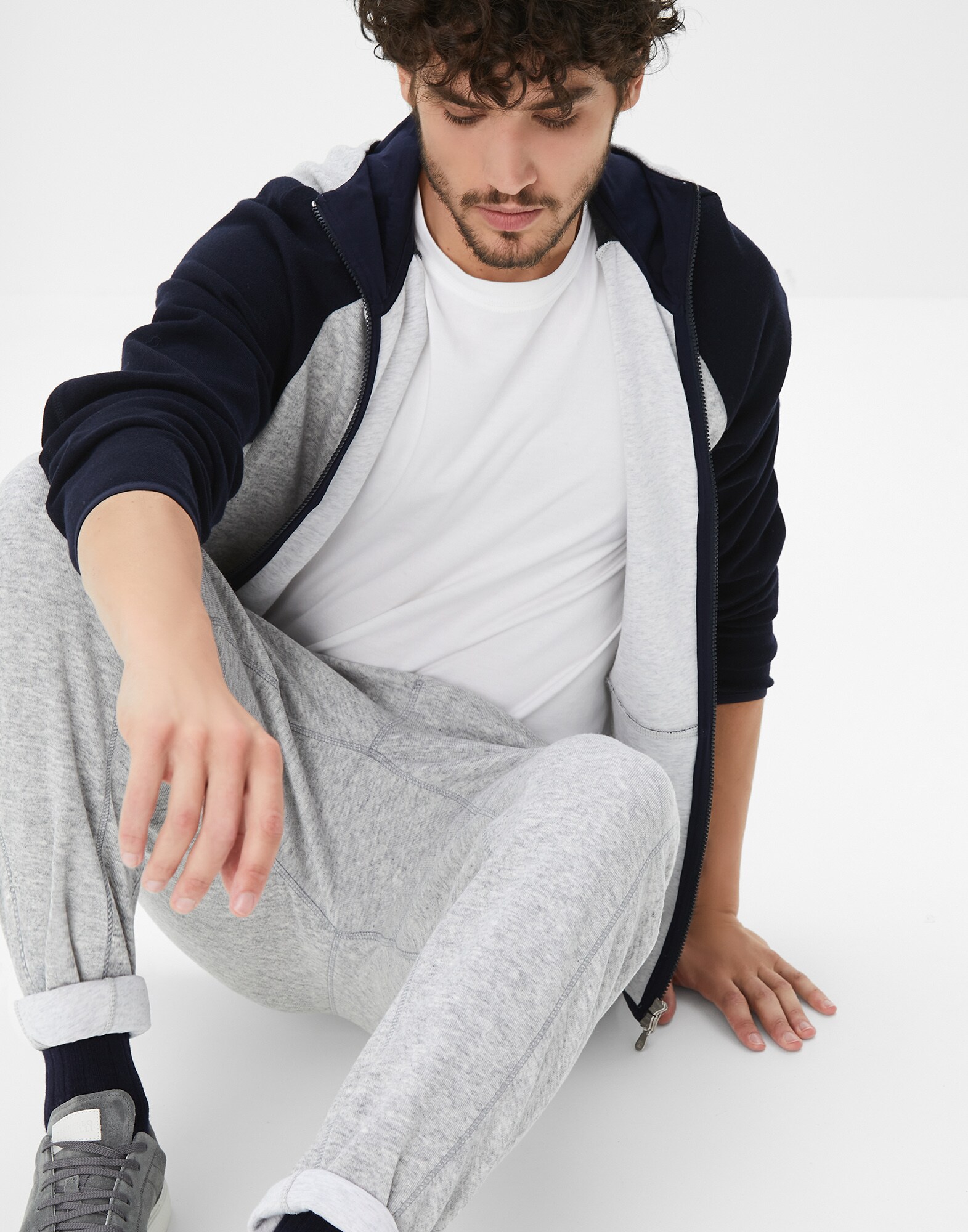 Sweatshirt Pearl Grey Man 4 - Brunello Cucinelli