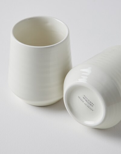 套装陶瓷杯 乳白 生活风格 - Brunello Cucinelli 