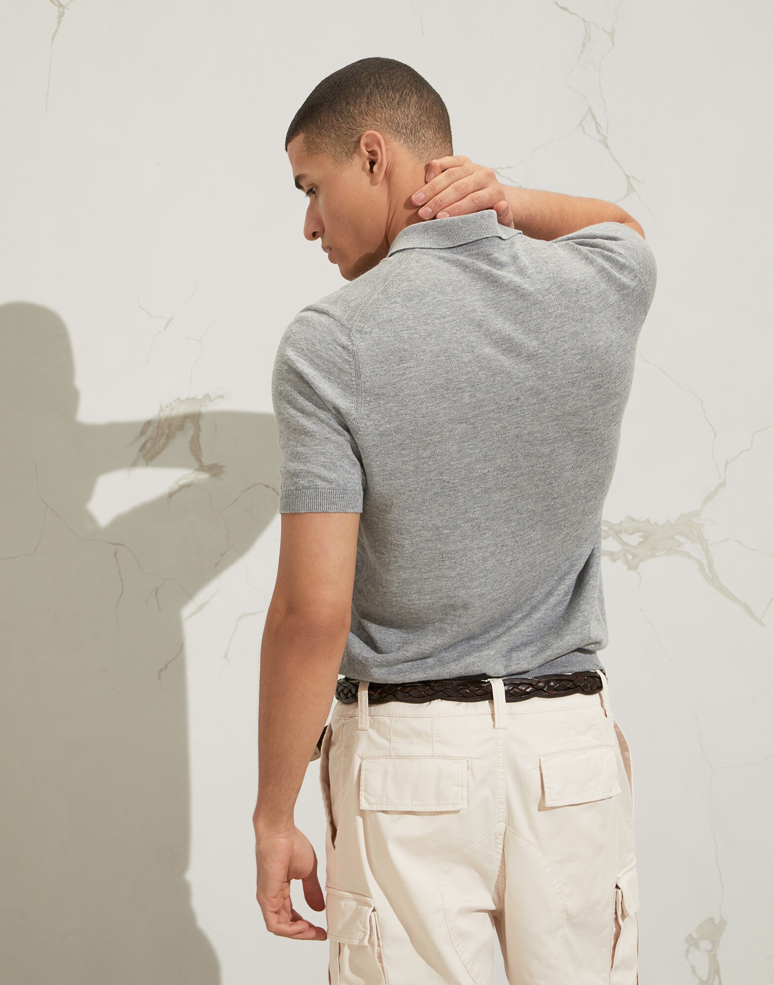 Polo-Style Sweater - Back view