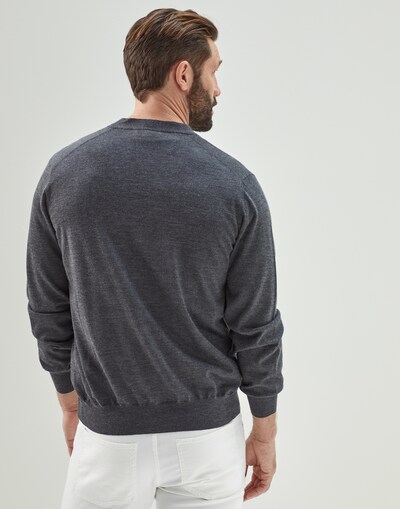 Button-front Cardigan - Back view