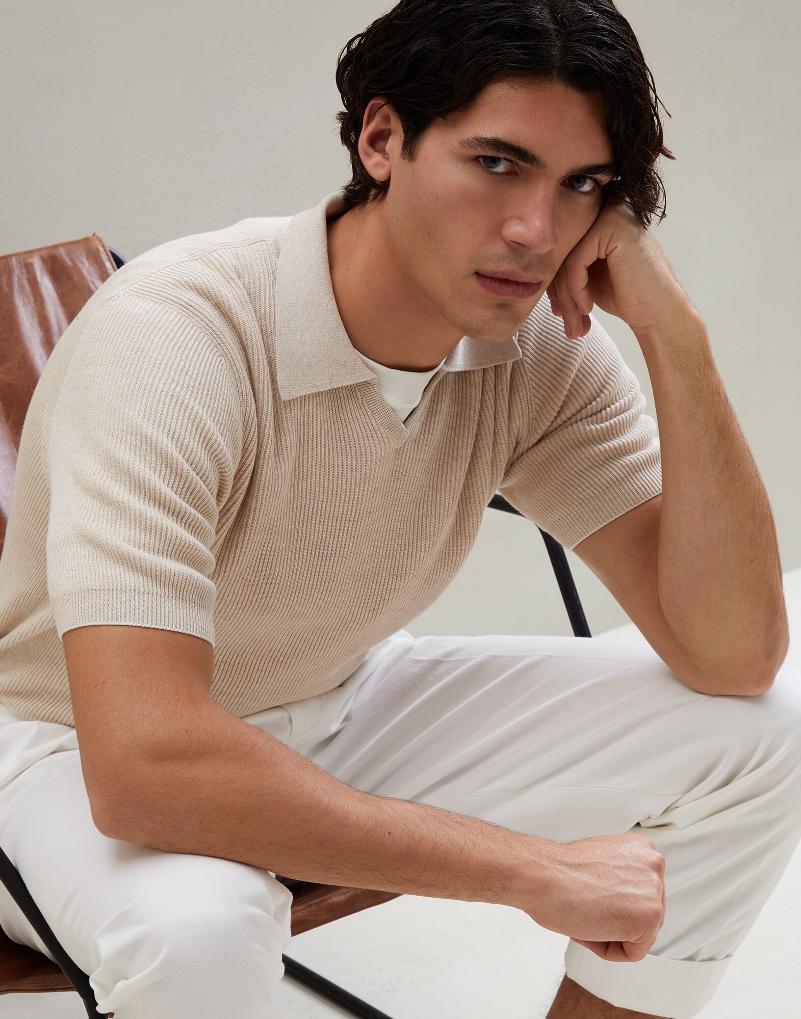 Polo-Style Sweater - Editorial view
